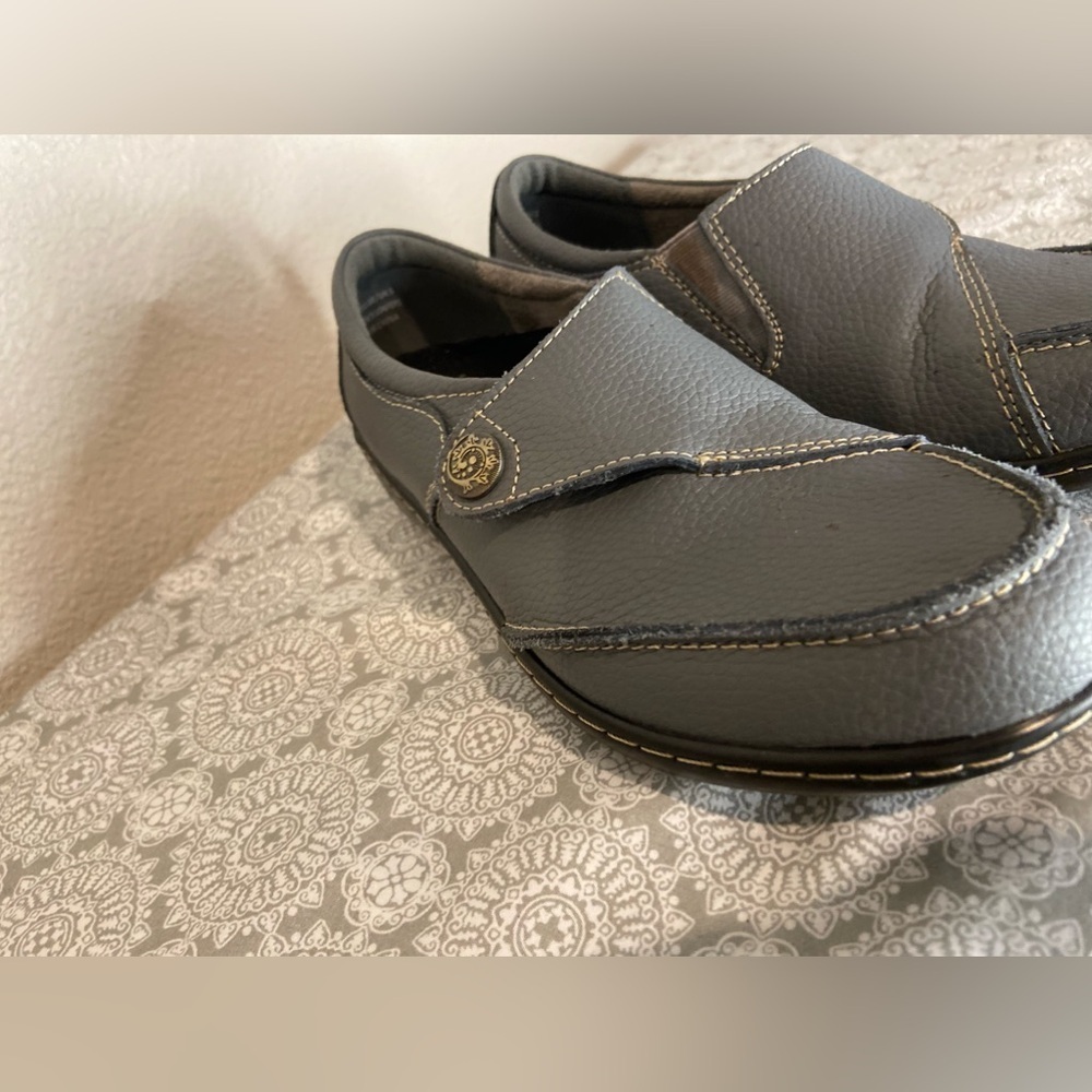 Soft Pebble Leather Slip-On Loafers w/Abeo 3D Customized Orthotic Footbed~Size 7 - Picture 7 of 13
